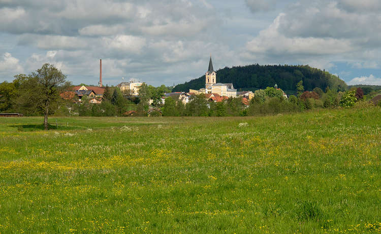 Blick auf Teisendorf